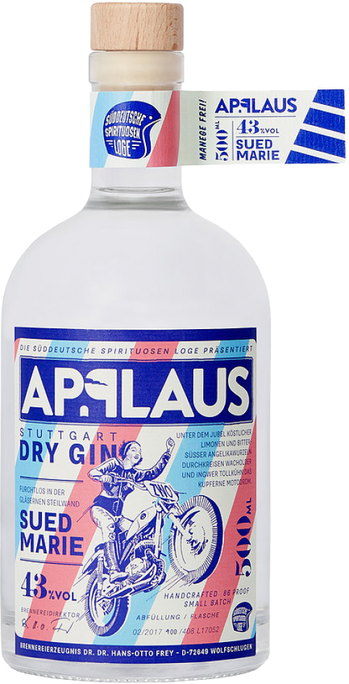 Applaus Stuttgart Dry Gin Suedmarie
