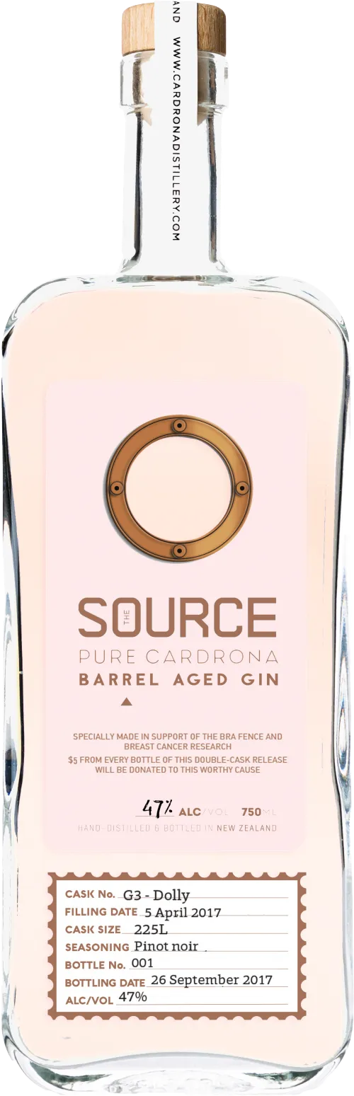 The Source Pure Cardrona Barrel Aged Gin Cask G3 (Dolly) Pinot Noir