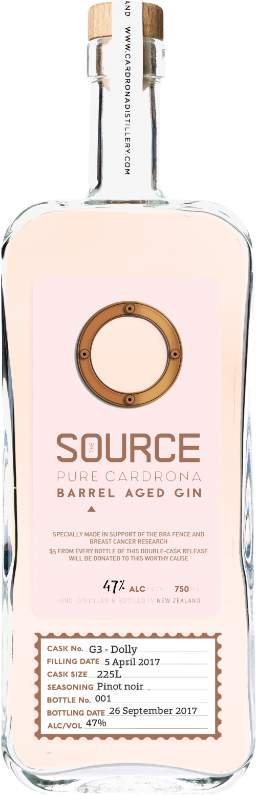 The Source Pure Cardrona Barrel Aged Gin Cask G3 (Dolly) Pinot Noir
