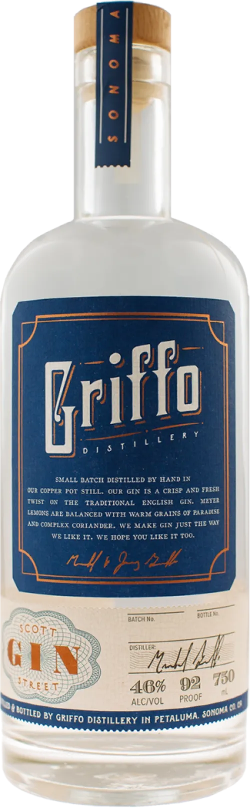 Griffo Distillery Scott Street Gin