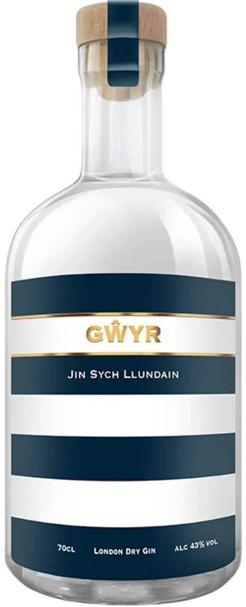 Gŵyr Jin Sych Llundain London Dry Gin