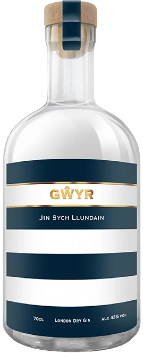 Gŵyr Jin Sych Llundain London Dry Gin