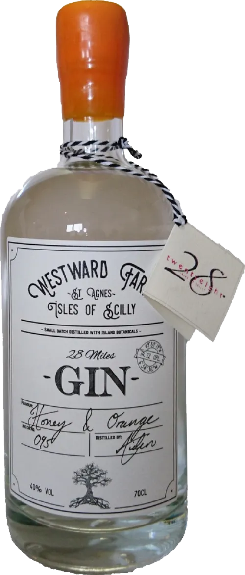 Westward Farm 28 Miles Gin Honey & Orange