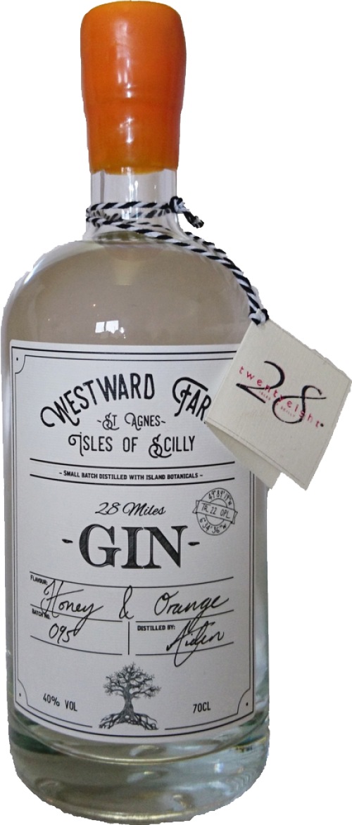 Westward Farm 28 Miles Gin Honey & Orange