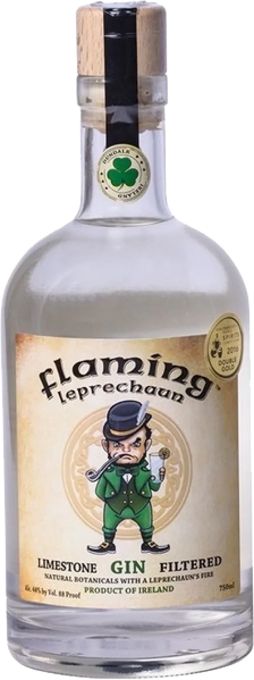 Flaming Leprechaun Gin Ronan's Limestone Filtered