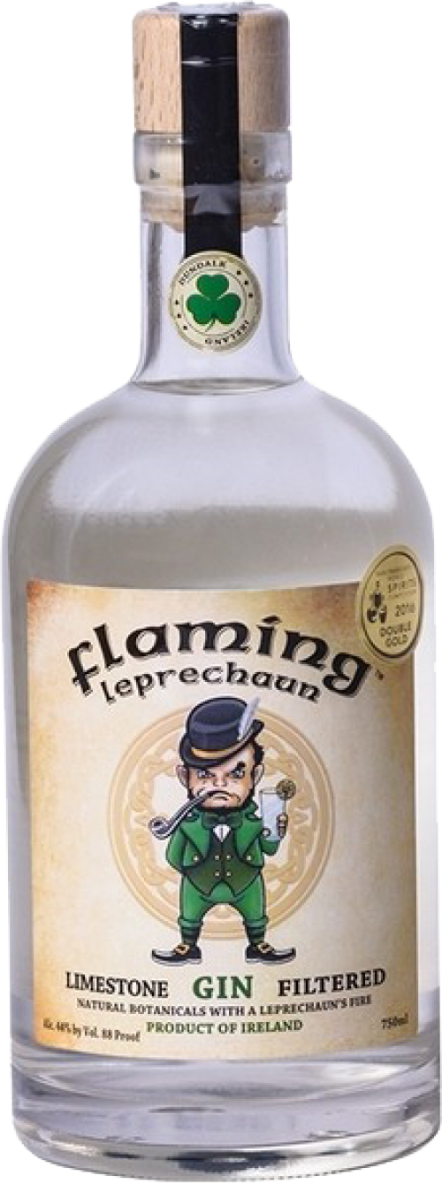 Flaming Leprechaun Gin Ronan's Limestone Filtered