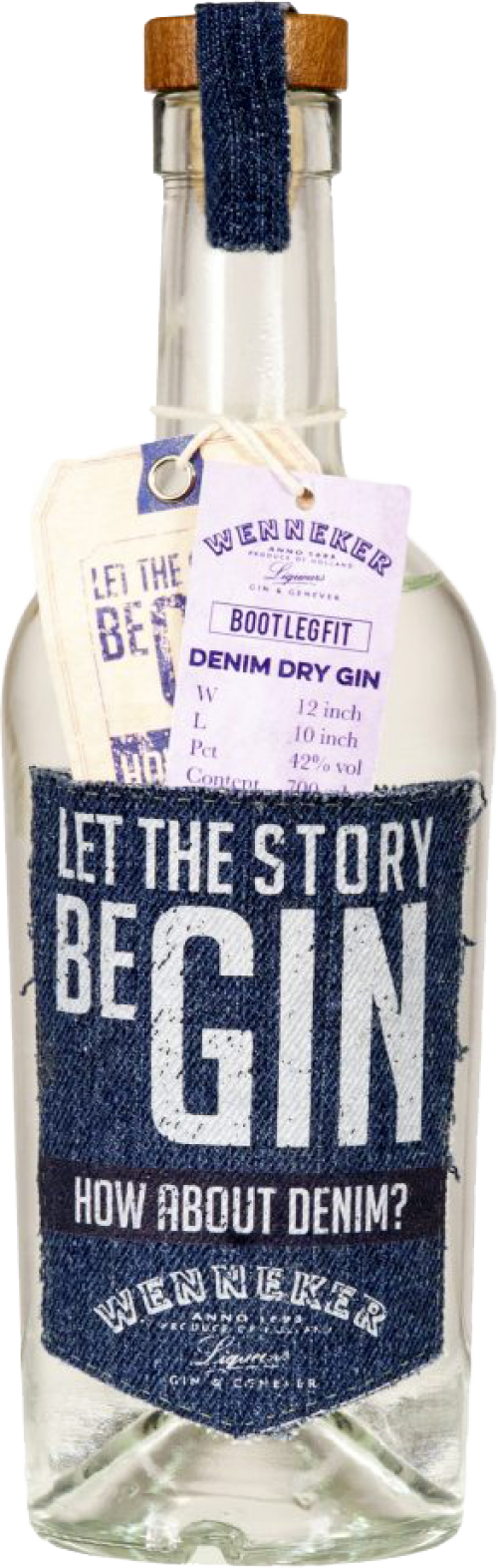 Denim Dry Gin Let The Story BeGin