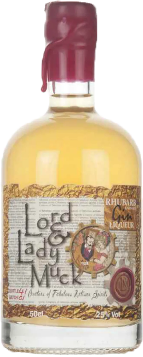 Lord & Lady Muck Rhubarb & Ginger Gin Liqueur