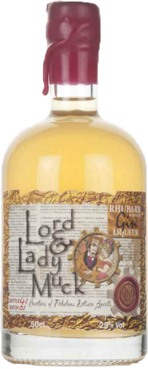 Lord & Lady Muck Rhubarb & Ginger Gin Liqueur