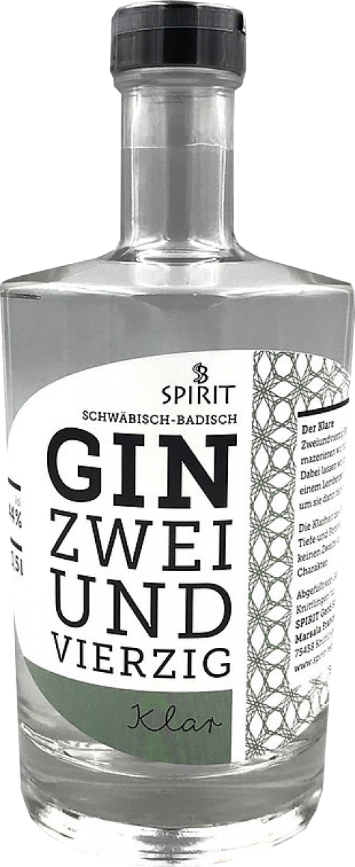 Gin Zweiundvierzig Klar