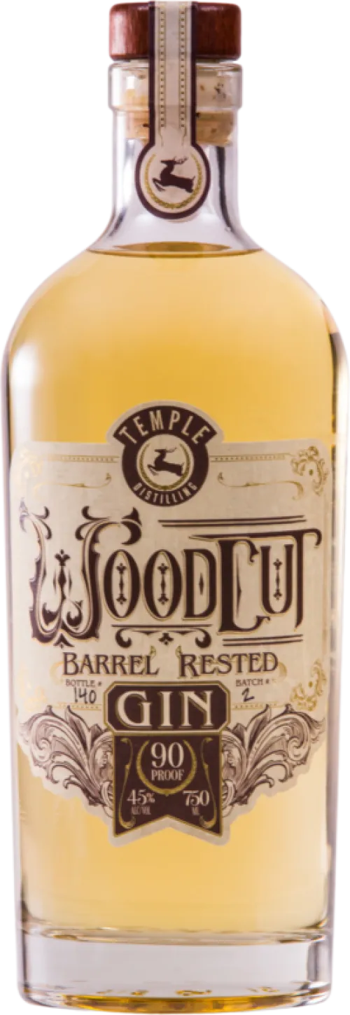 Woodcut Barrel Rested Gin