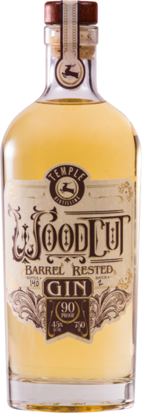 Woodcut Barrel Rested Gin