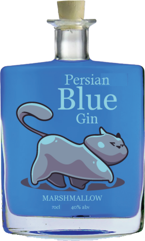 Persian Blue Gin Marshmallow