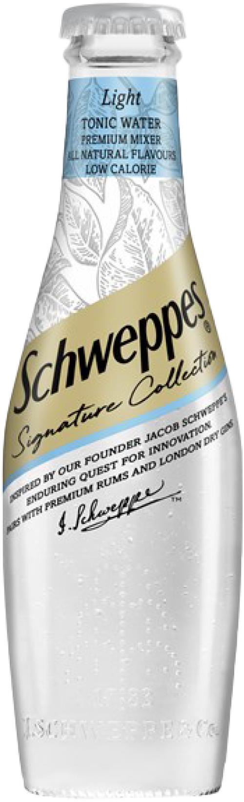 Schweppes Signature Collection Light Tonic Water (Also known as Schweppes 1783 Light Tonic Water)