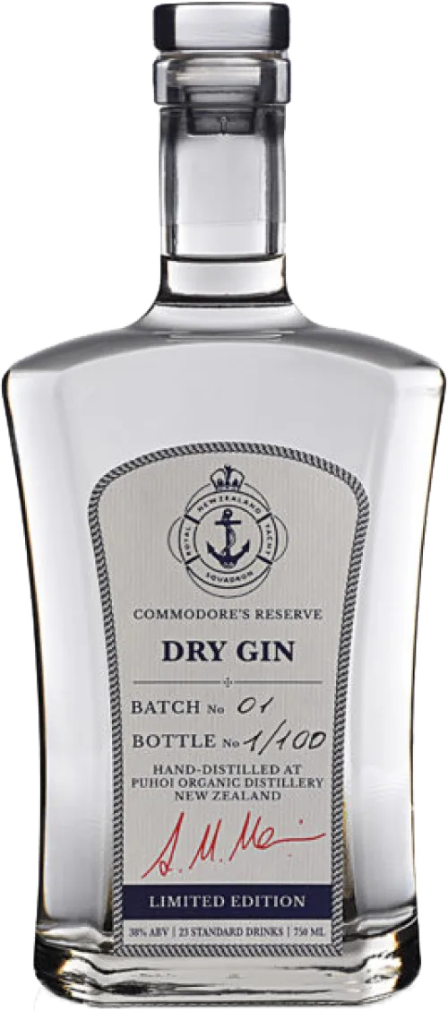 RNZYS Commodore's Reserve Dry Gin Limited Edition