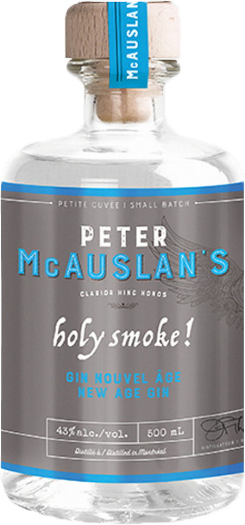 Peter McAuslan's Holy Smoke! Gin Nouvel Âge / New Age Gin