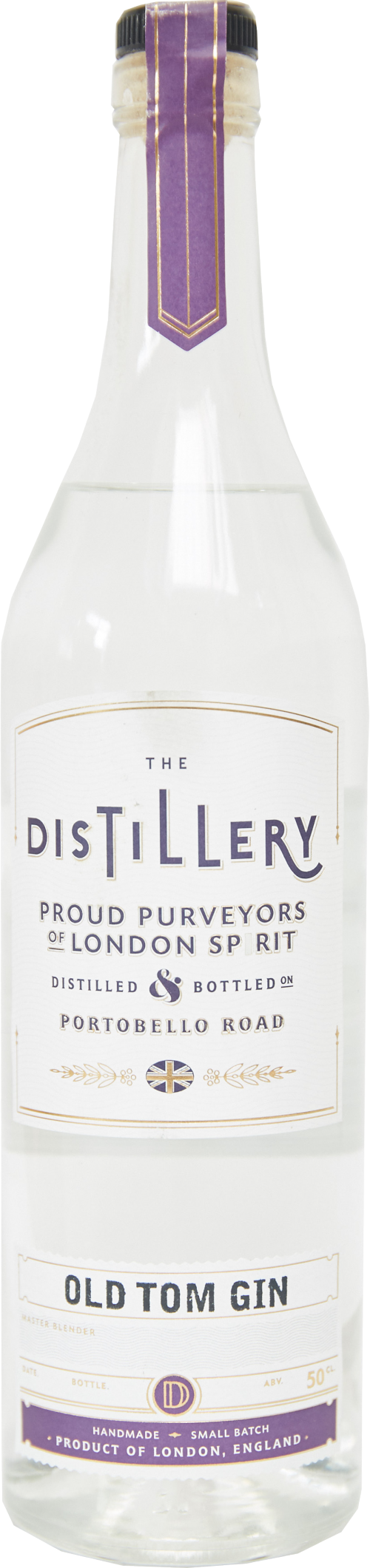 The Distillery Old Tom Gin Distilled & Bottled On Portobello Road