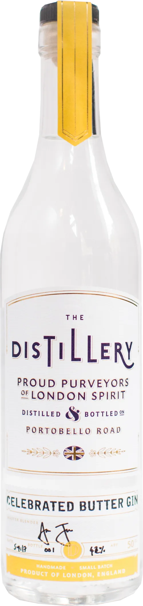 The Distillery Celebrated Butter Gin Distilled & Bottled On Portobello Road
