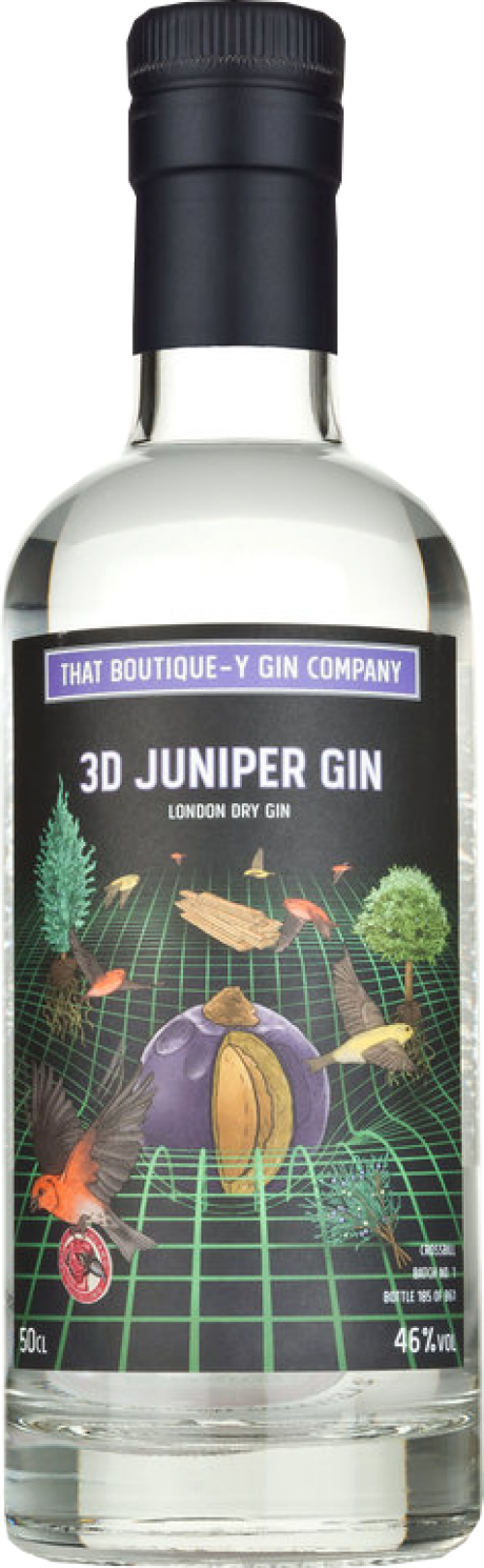 That Boutique-Y Gin Company 3D Juniper London Dry Gin Crossbill Highland Distilling
