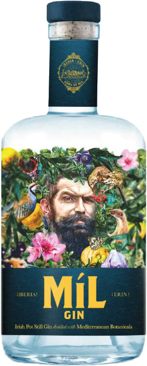 Míl Gin Irish Pot Still Gin Distilled With Mediterranean Botanicals