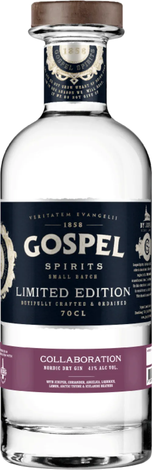 Gospel Spirits Nordic Dry Gin Collaboration Limited Edition