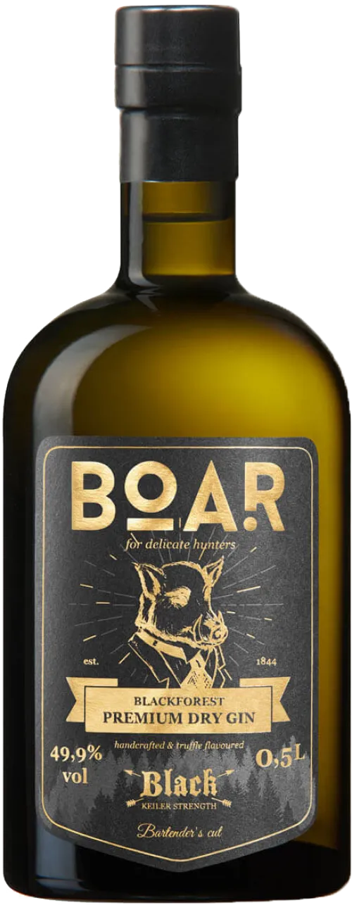 Boar Blackforest Premium Dry Gin Black Keiler Strength (Bartender's Cut)