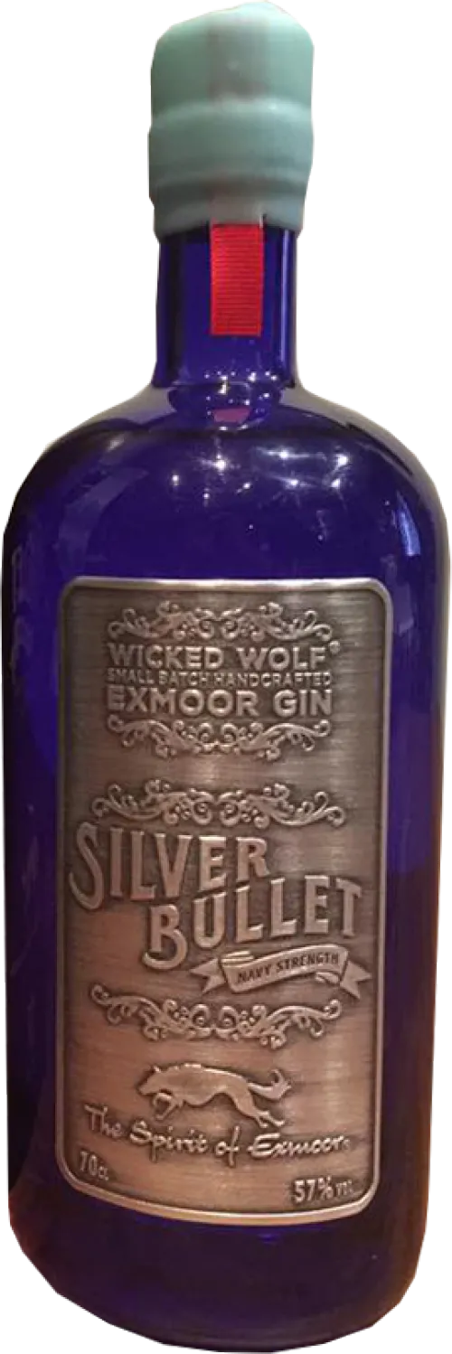Wicked Wolf Exmoor Gin Silver Bullet Navy Strength