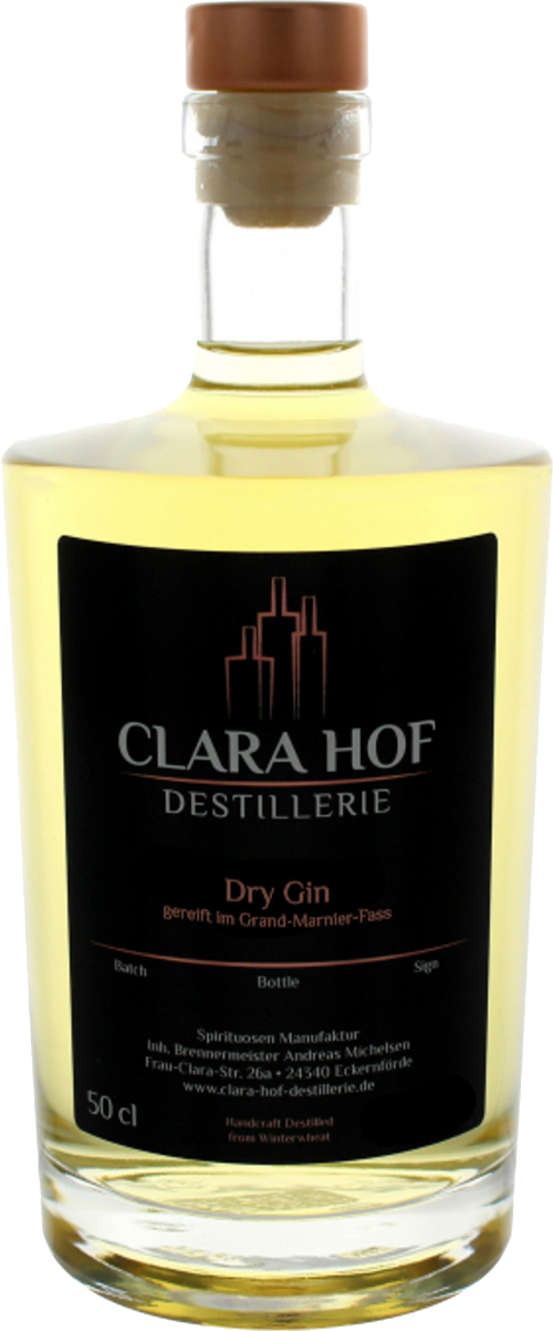 Clara Hof Destillerie Dry Gin Gereift Im Grand-Marnier-Fass