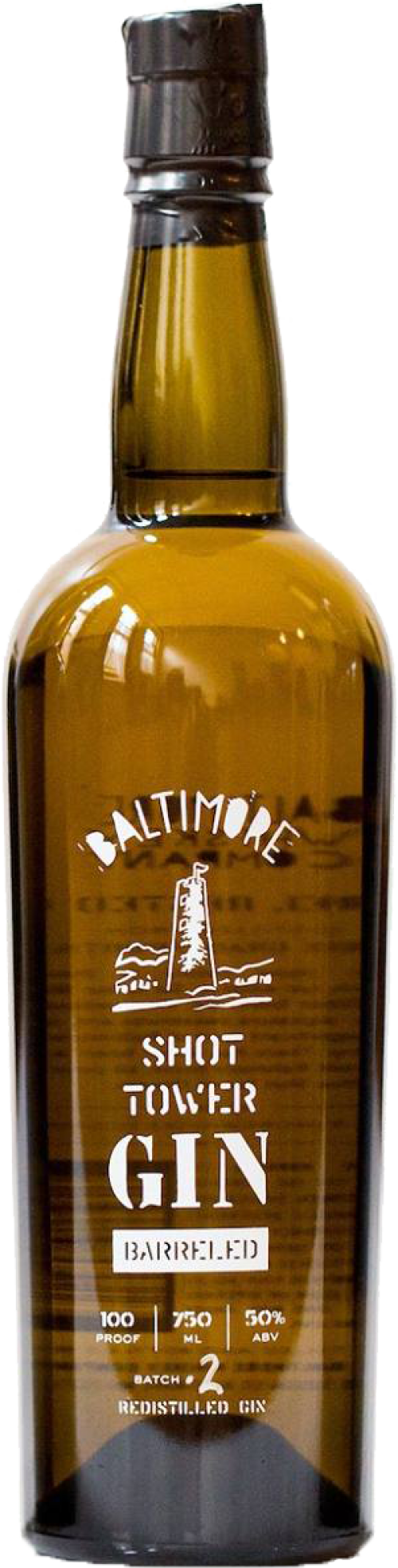 Baltimore Shot Tower Gin Barreled