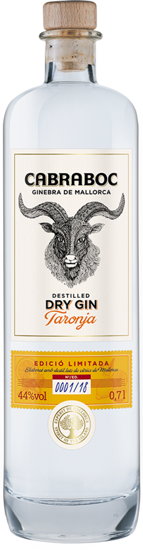 Cabraboc Ginebra de Mallorca Edició Limitada Taronja