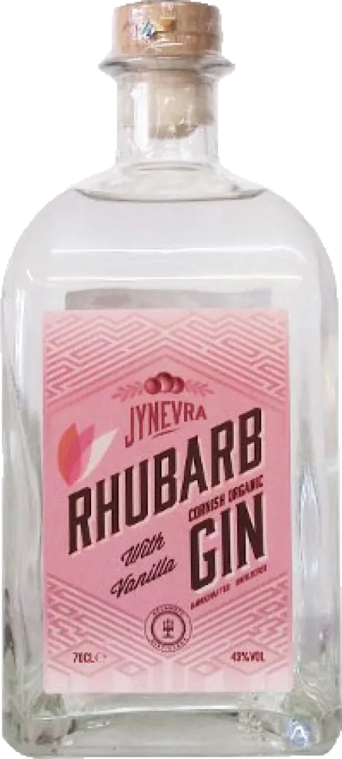 Jynerva Rhubarb With Vanilla Cornish Organic Gin