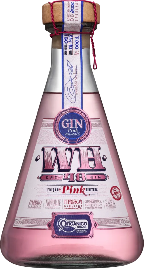 Weber Haus WH 48 Dry Gin Ediçâo Pink Limitado
