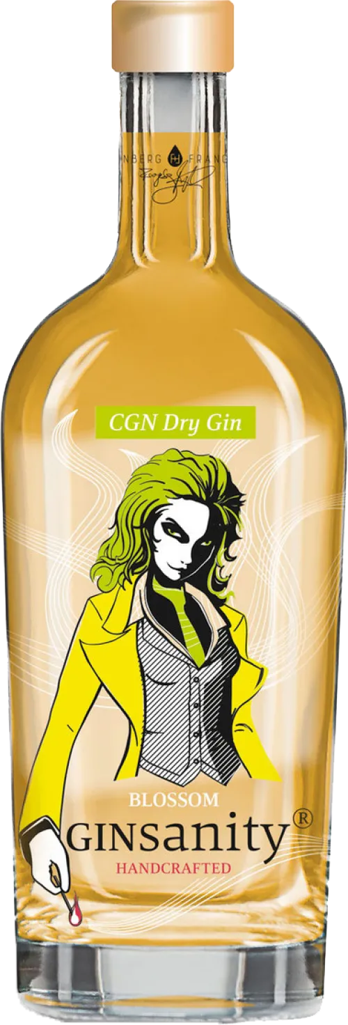 Ginsanity Handcrafted CGN Dry Gin Blossom