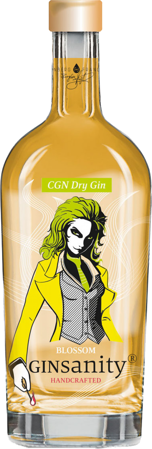 Ginsanity Handcrafted CGN Dry Gin Blossom