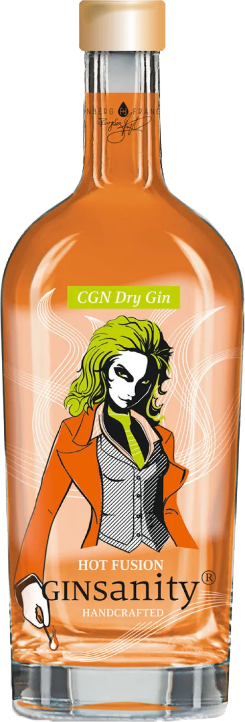 Ginsanity Handcrafted CGN Dry Gin Hot Fusion