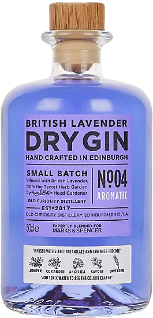Marks & Spencer British Lavender Dry Gin No. 4 Aromatic Gin