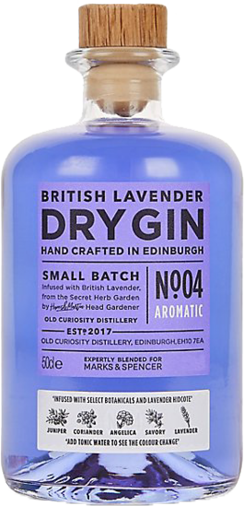 Marks & Spencer British Lavender Dry Gin No. 4 Aromatic Gin