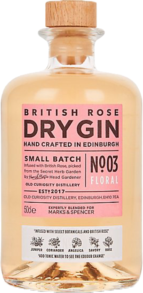 Marks & Spencer British Rose Dry Gin No. 3 Floral Gin