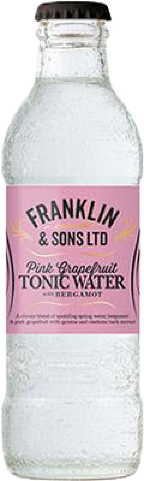 Franklin & Sons Pink Grapefruit Tonic Water With Bergamot