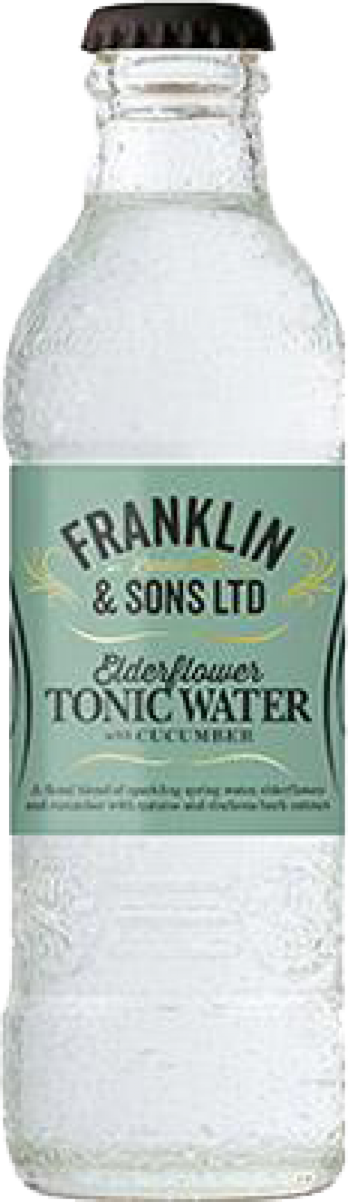 Franklin & Sons Elderflower Tonic Water With Cucumber