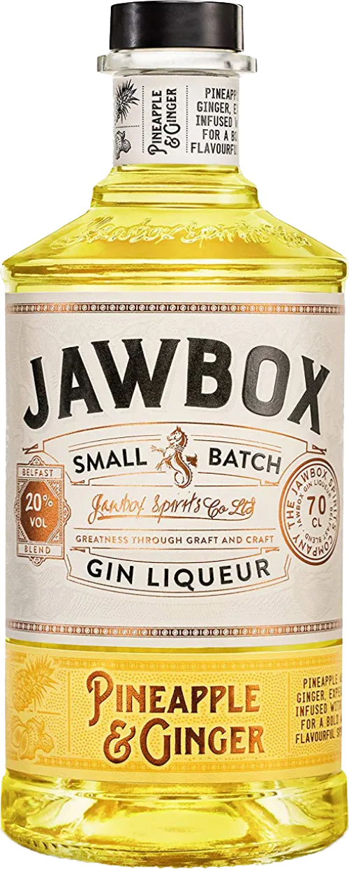 Jawbox Small Batch Gin Liqueur Pineapple & Ginger