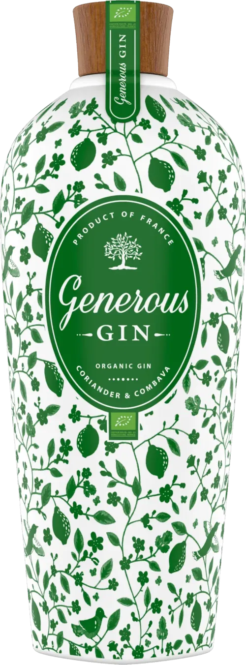 Generous Gin Organic Coriander & Combava