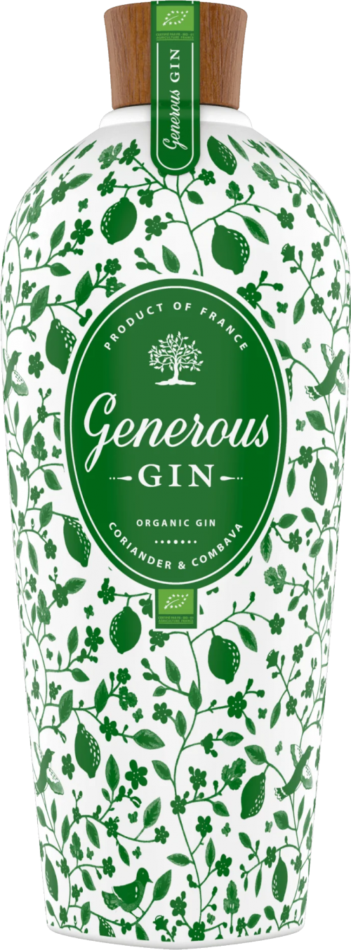 Generous Gin Organic Coriander & Combava