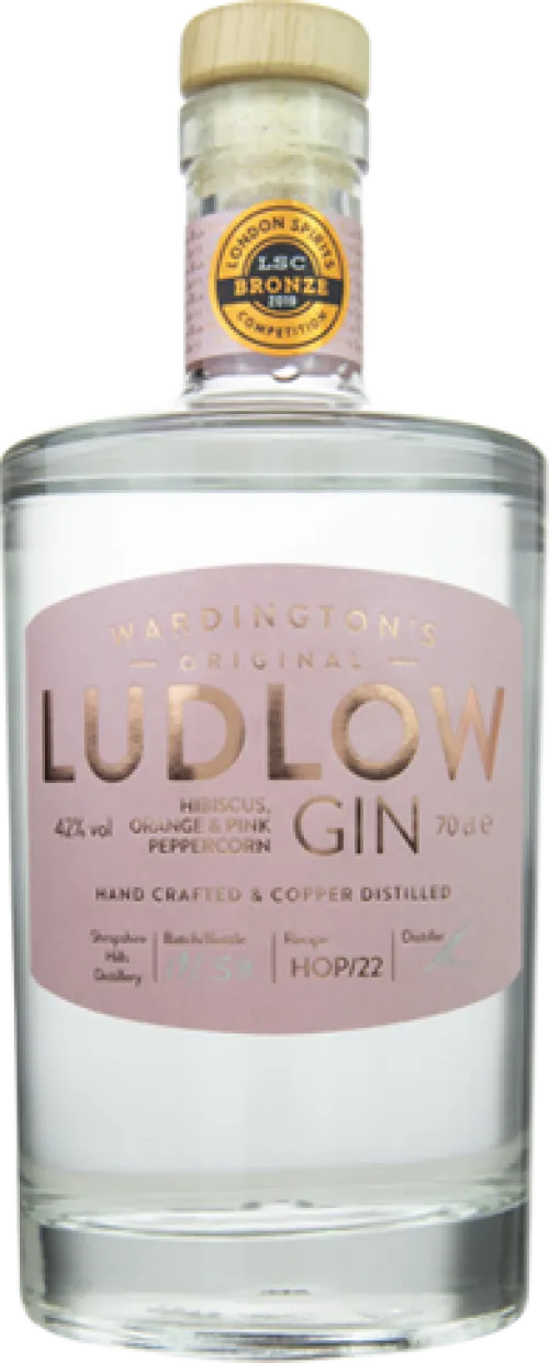 Wardington's Ludlow Gin No. 4 Hibiscus, Orange & Pink Peppercorn