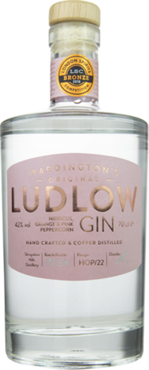 Wardington's Ludlow Gin No. 4 Hibiscus, Orange & Pink Peppercorn
