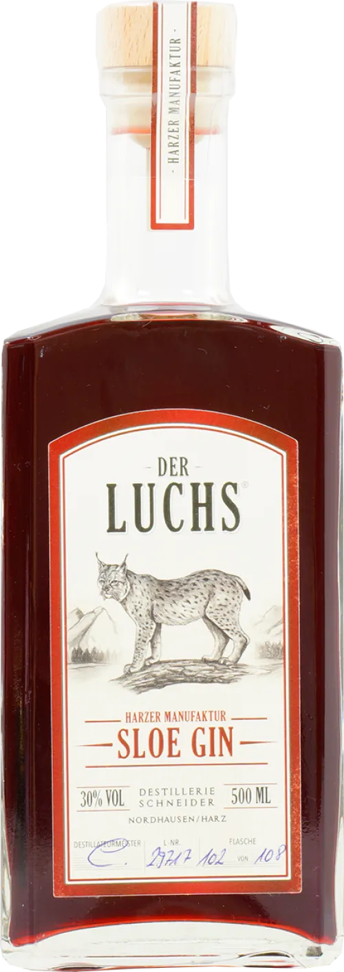 Der Luchs Sloe Gin Harzer Manufaktur