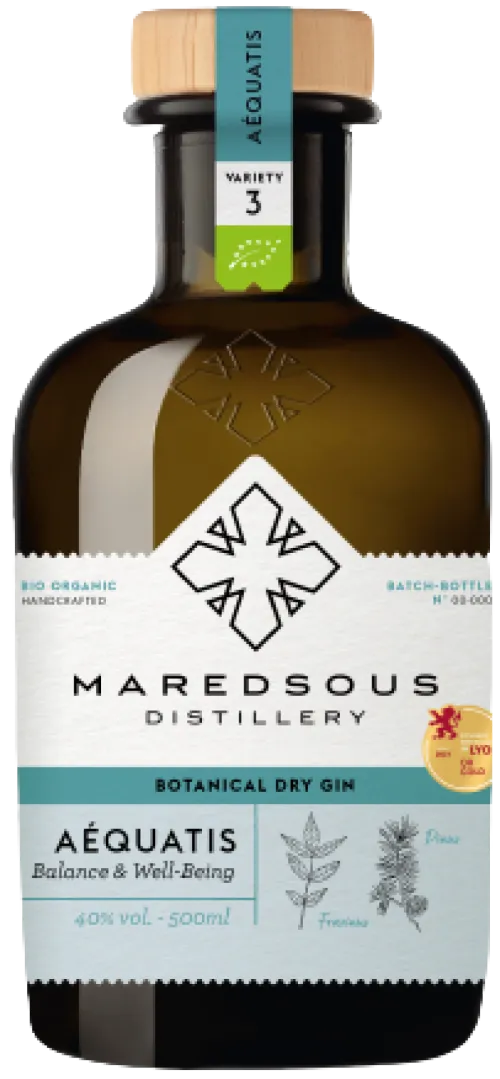Maredsous Aéquatis Botanical Dry Gin Balance & Well-Being