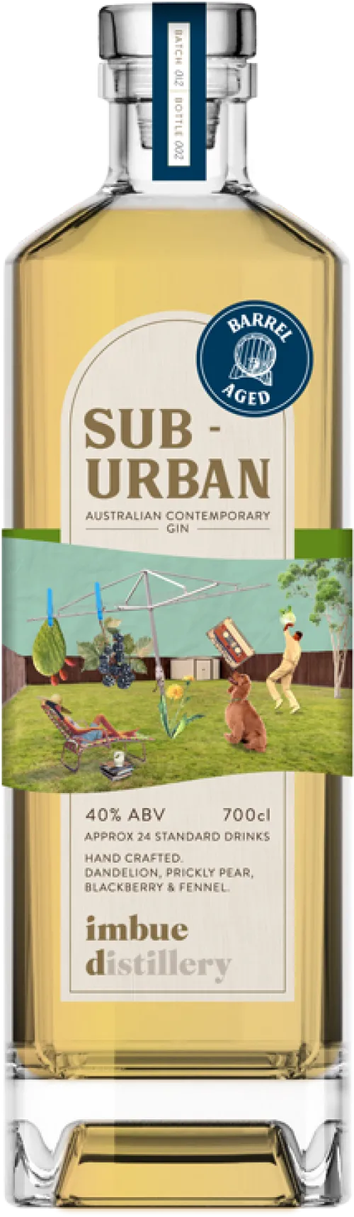 Suburban Australian Contemporary Gin Barrel Aged