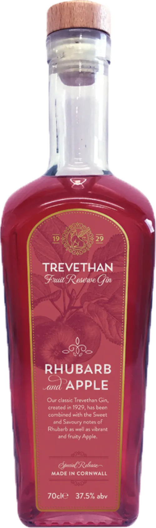 Trevethan Rhubarb And Apple Cornish Gin