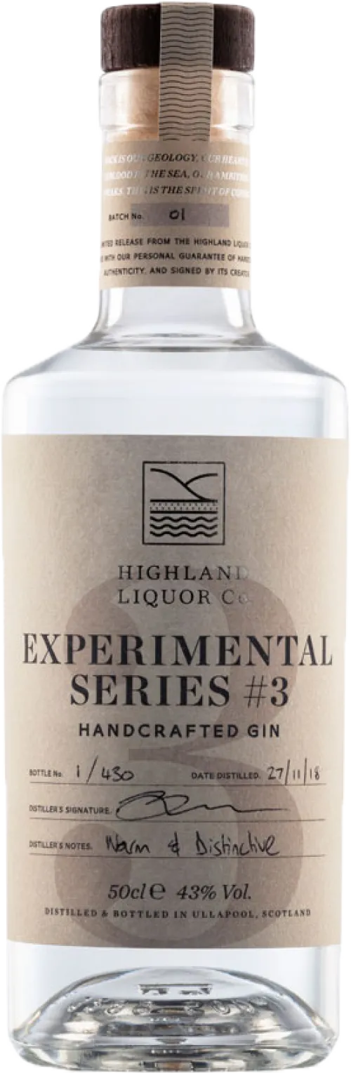 Highland Liquor Co. Experimental Series #3